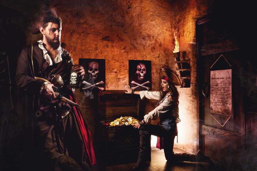 Квест в реальности Пираты Карибского моря. Ацтекское золото от компании Inside Quest Квест в реальности Пираты Карибского моря. Ацтекское золото от компании Inside Quest